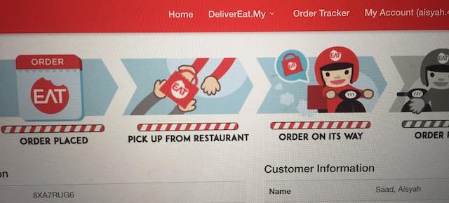 Delivery.Eat Order Status