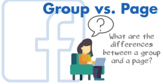 Infographic | Facebook Group vs. Page: What are the differences?