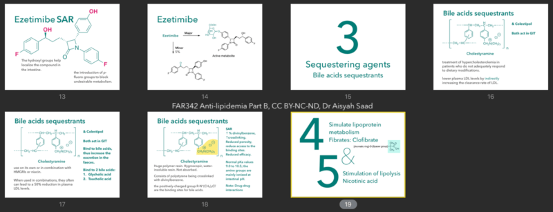 FAR342 Anti-lipidemia Part B, CC BY-NC-ND, Dr Aisyah Saad