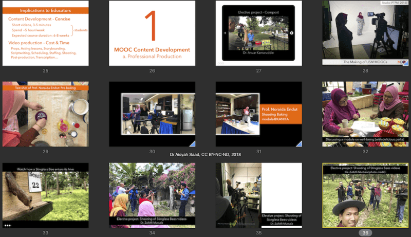 Slide deck on Professional video production, Dr Aisyah Saad, CC BY-NC-ND