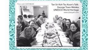 George Town-Melaka UNESCO World Heritage talk by Tan Sri Koh Tsu Koon