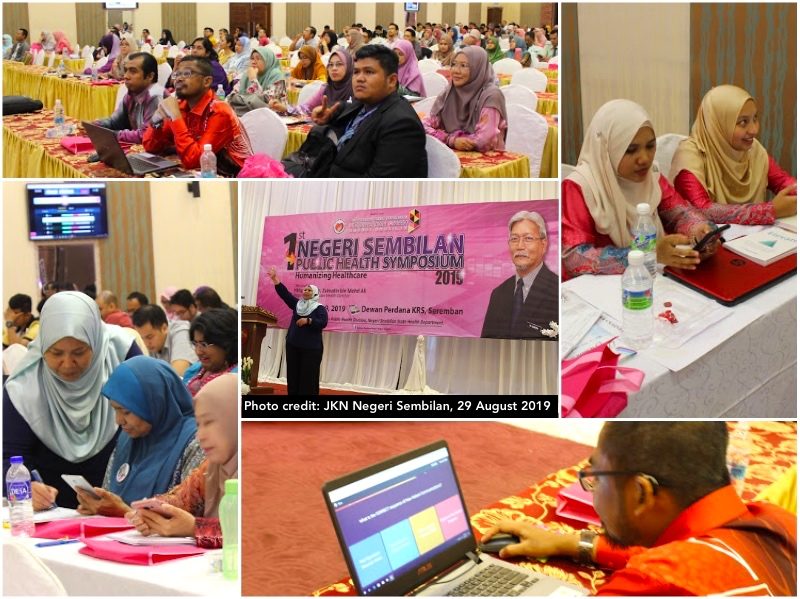 1st Negeri Sembilan Public HealthSymposium 2019, organised by Jabatan Kesihatan Negeri, Negeri Sembilan 