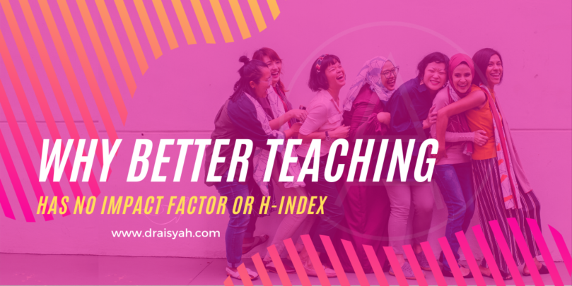 From Me to We to Us. The real impact of teaching better, teaching online.