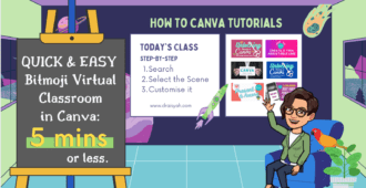 Canva Tutorials: Create a Bitmoji Virtual Classroom