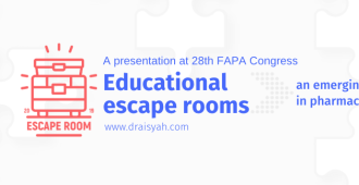 28th FAPA | Educational escape rooms: an emerging pedagogical innovation in pharmacy education